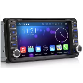 Autoradio Toyota Land Cruiser 100 Bluetooth Android Auto Apple Carplay GPS Poste Radio Ecran Tactile Compatible 2 Din D'origine