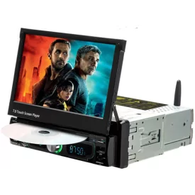 Autoradio Android Auto Waze Compatible 1 DIN Ecran Motorise Multimedia Carplay Mirrorlink GPS DVD Wifi Sans Fil Poste Pas Cher