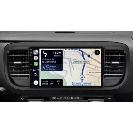 Autoradio Peugeot Expert 3 2016 2017 2018 2019 2020 2021 Carplay Bluetooth GPS Compatible Commande au Volant Origine Tepee 2 Din