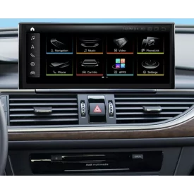 Ecran Tactile 12.3" Audi A6 C7 Apple Carplay Android Auto 2012 2013 2014 2015 2016 2017 2018